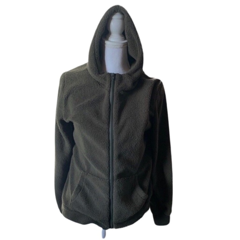 NWOT Bkolouuoe Women Lightweight Hooded Jacket with pockets. Gray. Medium